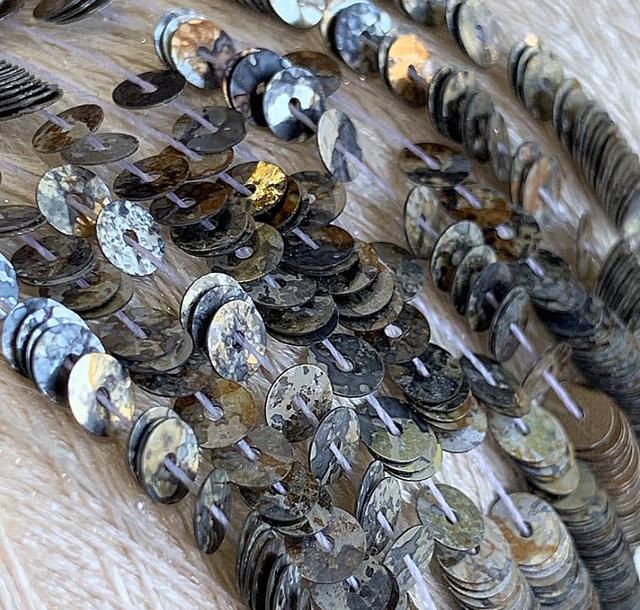 Paillettes 4 mm, Silver Mine